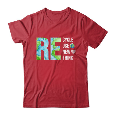 Recycle Reuse Renew Rethink Activism Earth Day Shirt & Tank Top | teecentury