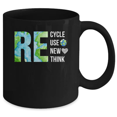 Recycle Reuse Renew Rethink Activism Earth Day Mug | teecentury
