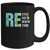 Recycle Reuse Renew Rethink Activism Earth Day Mug | teecentury