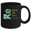 Recycle Reuse Renew Rethink Earth Day Environmental Activism Mug | teecentury