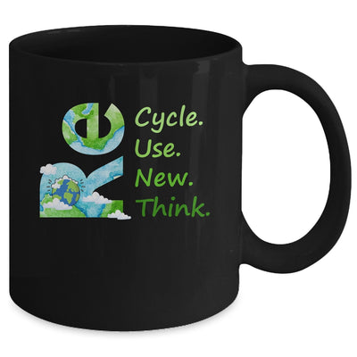 Recycle Reuse Renew Rethink Earth Day Environmental Activism Mug | teecentury