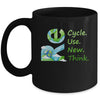 Recycle Reuse Renew Rethink Earth Day Environmental Activism Mug | teecentury