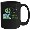 Recycle Reuse Renew Rethink Earth Day Environmental Activism Mug | teecentury
