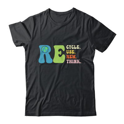 Recycle Reuse Renew Rethink Earth Day Groovy Shirt & Tank Top | teecentury