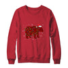 Red Plaid Bear Christmas Lights Santa Hat Pajamas T-Shirt & Sweatshirt | Teecentury.com