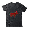Red Plaid Cow Christmas Lights Santa Hat Pajamas T-Shirt & Sweatshirt | Teecentury.com