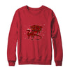 Red Plaid Dragon Christmas Lights Santa Hat Pajamas T-Shirt & Sweatshirt | Teecentury.com