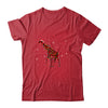 Red Plaid Giraffe Christmas Lights Santa Hat Pajamas T-Shirt & Sweatshirt | Teecentury.com