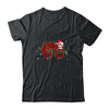 Red Plaid Sloth Christmas Lights Santa Hat Pajamas T-Shirt & Sweatshirt | Teecentury.com