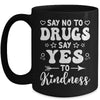 Red Ribbon Squad Week Say No To Say Yes To Kindness Be Kind Mug | teecentury