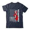 Red Ribbon Week American Flag Vintage Distressed Shirt & Hoodie | teecentury