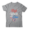 Red White And Due 4th Of July Pregnancy Independence Day T-Shirt & Tank Top | Teecentury.com