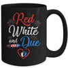 Red White And Due 4th Of July Pregnancy Independence Day Mug Coffee Mug | Teecentury.com