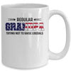 Regular Grandpa Trying Not To Raise Liberal American USA Flag Mug Coffee Mug | Teecentury.com