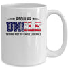 Regular Uncle Trying Not To Raise Liberal American USA Flag Mug Coffee Mug | Teecentury.com