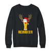 Reinbeer Santa Claus Reindeer Beer Funny Christmas Drinking T-Shirt & Sweatshirt | Teecentury.com