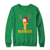 Reinbeer Santa Claus Reindeer Beer Funny Christmas Drinking T-Shirt & Sweatshirt | Teecentury.com