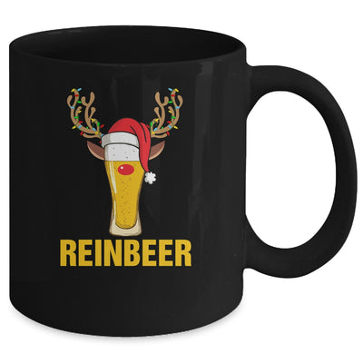 Reinbeer Santa Claus Reindeer Beer Funny Christmas Drinking Mug Coffee Mug | Teecentury.com