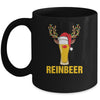 Reinbeer Santa Claus Reindeer Beer Funny Christmas Drinking Mug Coffee Mug | Teecentury.com