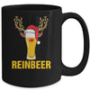 Reinbeer Santa Claus Reindeer Beer Funny Christmas Drinking Mug Coffee Mug | Teecentury.com