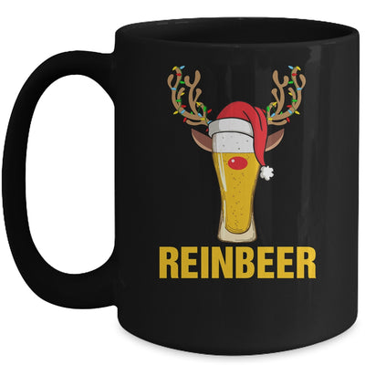 Reinbeer Santa Claus Reindeer Beer Funny Christmas Drinking Mug Coffee Mug | Teecentury.com