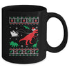 Reindeer Dinosaur Ugly Christmas Xmas For Boy Kids Mug Coffee Mug | Teecentury.com