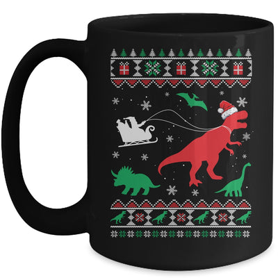 Reindeer Dinosaur Ugly Christmas Xmas For Boy Kids Mug Coffee Mug | Teecentury.com