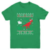 Reindeer Dinosaur Ugly Christmas Xmas For Boy Kids Youth Youth Shirt | Teecentury.com