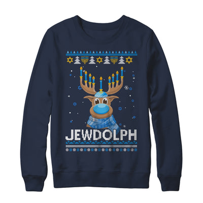 Reindeer Jewdolph Hanukkah Ugly Sweater T-Shirt & Sweatshirt | Teecentury.com