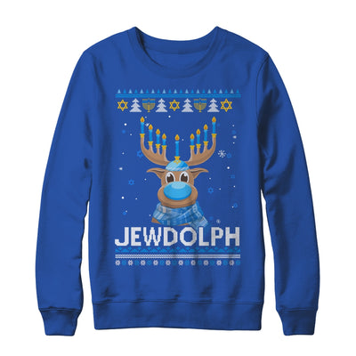 Reindeer Jewdolph Hanukkah Ugly Sweater T-Shirt & Sweatshirt | Teecentury.com