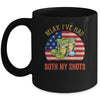 Relax I've Had Both My Shots Funny American Flag Patriotic Mug Coffee Mug | Teecentury.com