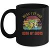 Relax I've Had Both My Shots Funny American Sunset Vintage Mug Coffee Mug | Teecentury.com