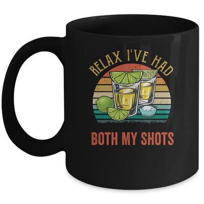 Relax I've Had Both My Shots Funny Drinking Retro Vintage Mug Coffee Mug | Teecentury.com
