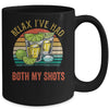 Relax I've Had Both My Shots Funny Drinking Retro Vintage Mug Coffee Mug | Teecentury.com