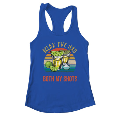 Relax I've Had Both My Shots Funny Drinking Retro Vintage T-Shirt & Tank Top | Teecentury.com