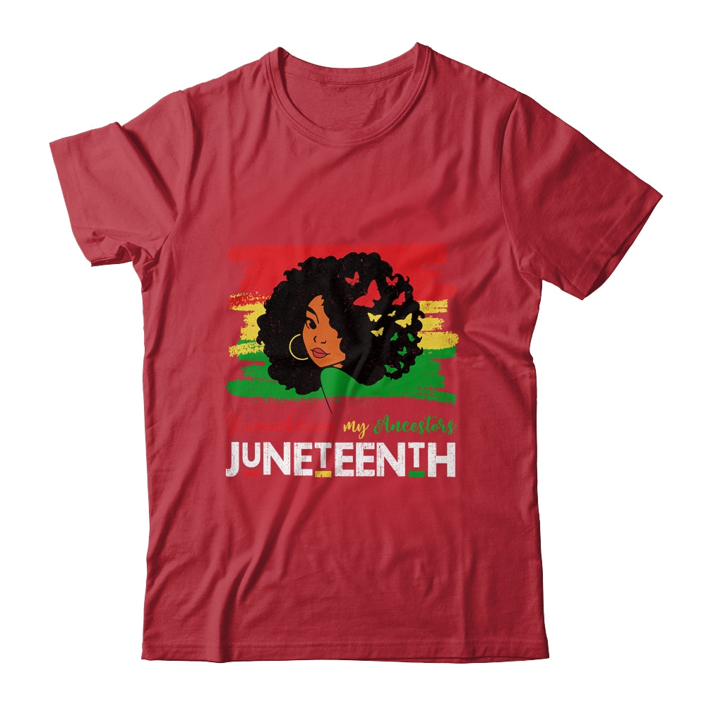 Remembering My Ancestors Juneteenth Black Freedom 1865 Shirt & Tank Top | teecentury