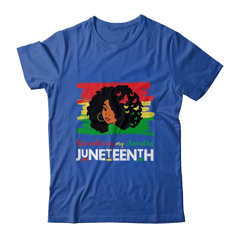 Remembering My Ancestors Juneteenth Black Freedom 1865 Shirt & Tank Top | teecentury