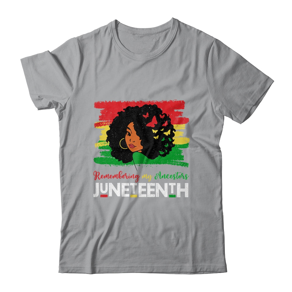 Remembering My Ancestors Juneteenth Black Freedom 1865 Shirt & Tank Top | teecentury