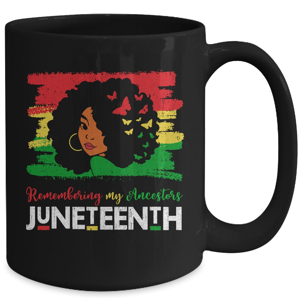 Remembering My Ancestors Juneteenth Black Freedom 1865 Mug | teecentury