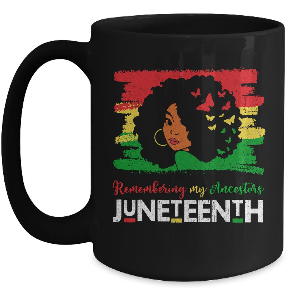 Remembering My Ancestors Juneteenth Black Freedom 1865 Mug | teecentury