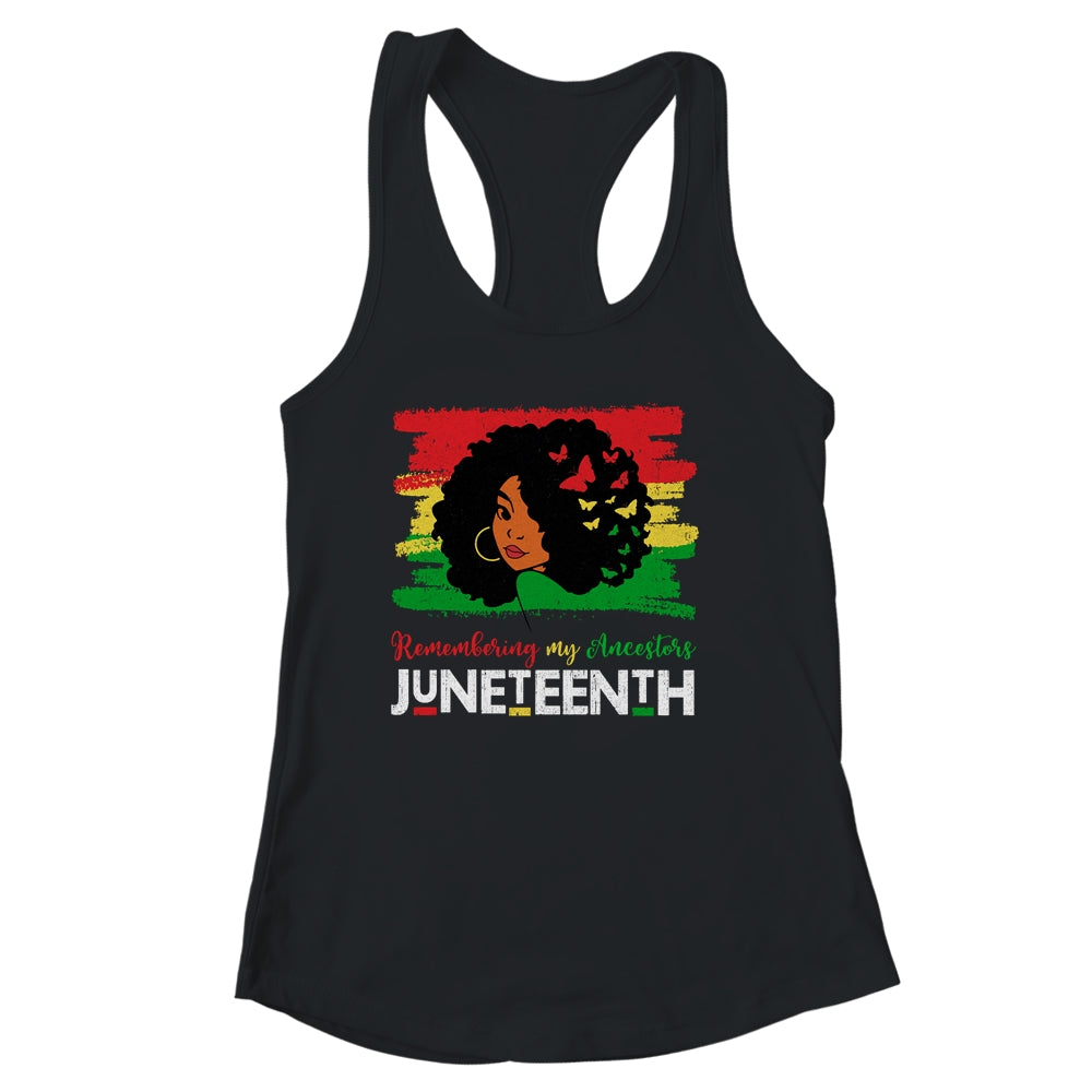 Remembering My Ancestors Juneteenth Black Freedom 1865 Shirt & Tank Top | teecentury