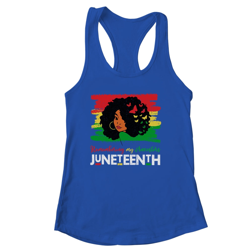 Remembering My Ancestors Juneteenth Black Freedom 1865 Shirt & Tank Top | teecentury