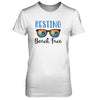 Resting Beach Face Summer With Sunglasses T-Shirt & Tank Top | Teecentury.com