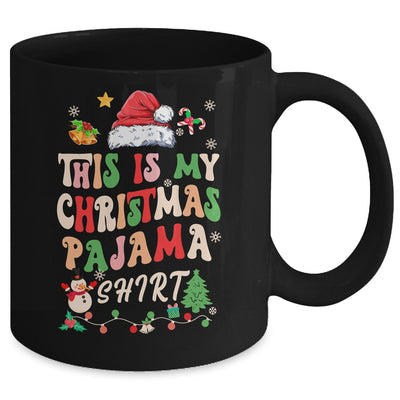 Retro Funny Santa Xmas Men Women This Is My Christmas Mug | teecentury