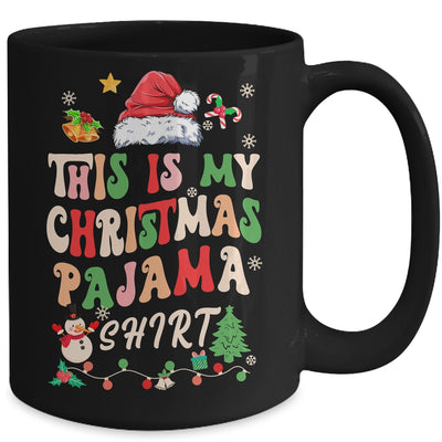 Retro Funny Santa Xmas Men Women This Is My Christmas Mug | teecentury