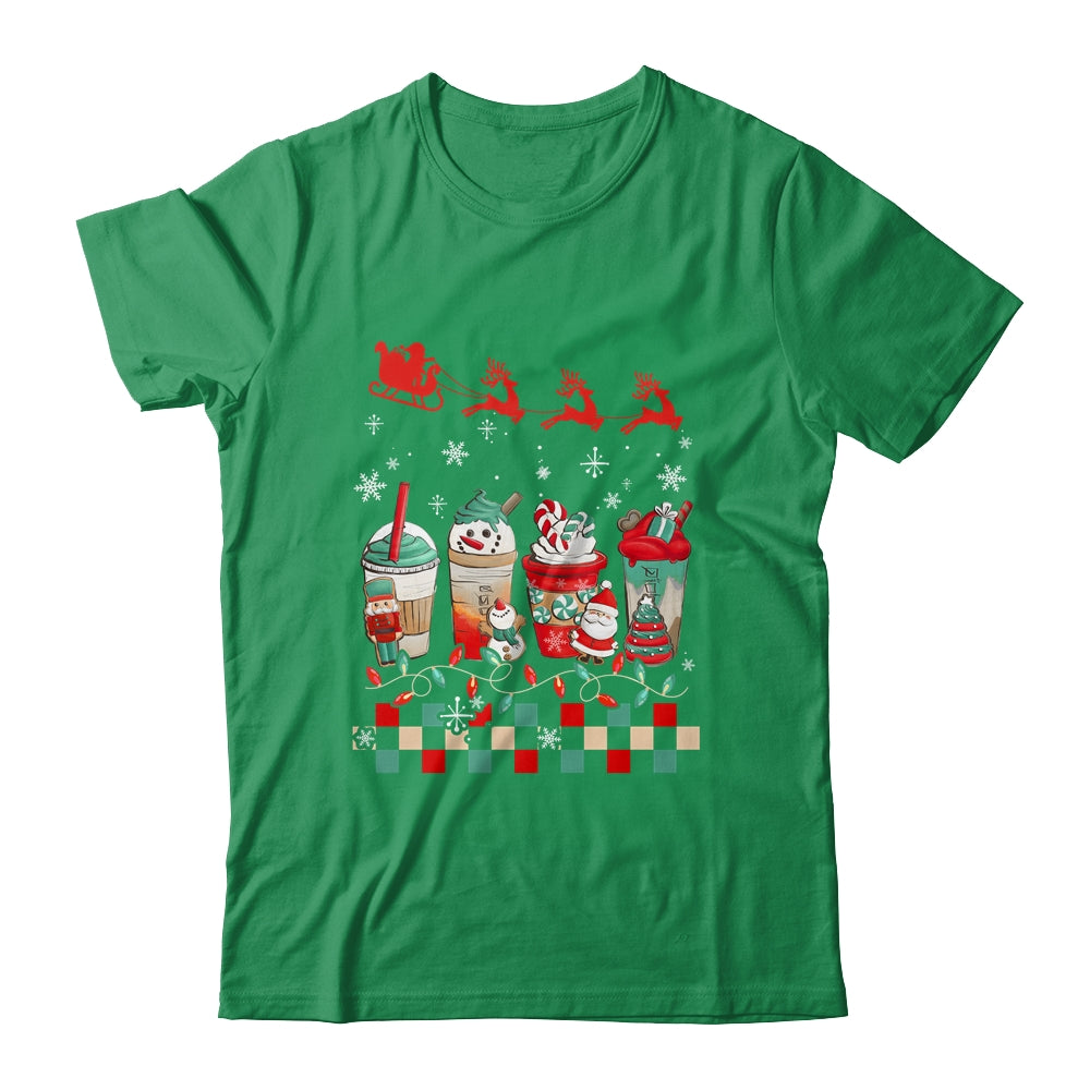 Retro Groovy Christmas Coffee Women Sweets Winter Cozy Xmas Shirt & Sweatshirt | teecentury