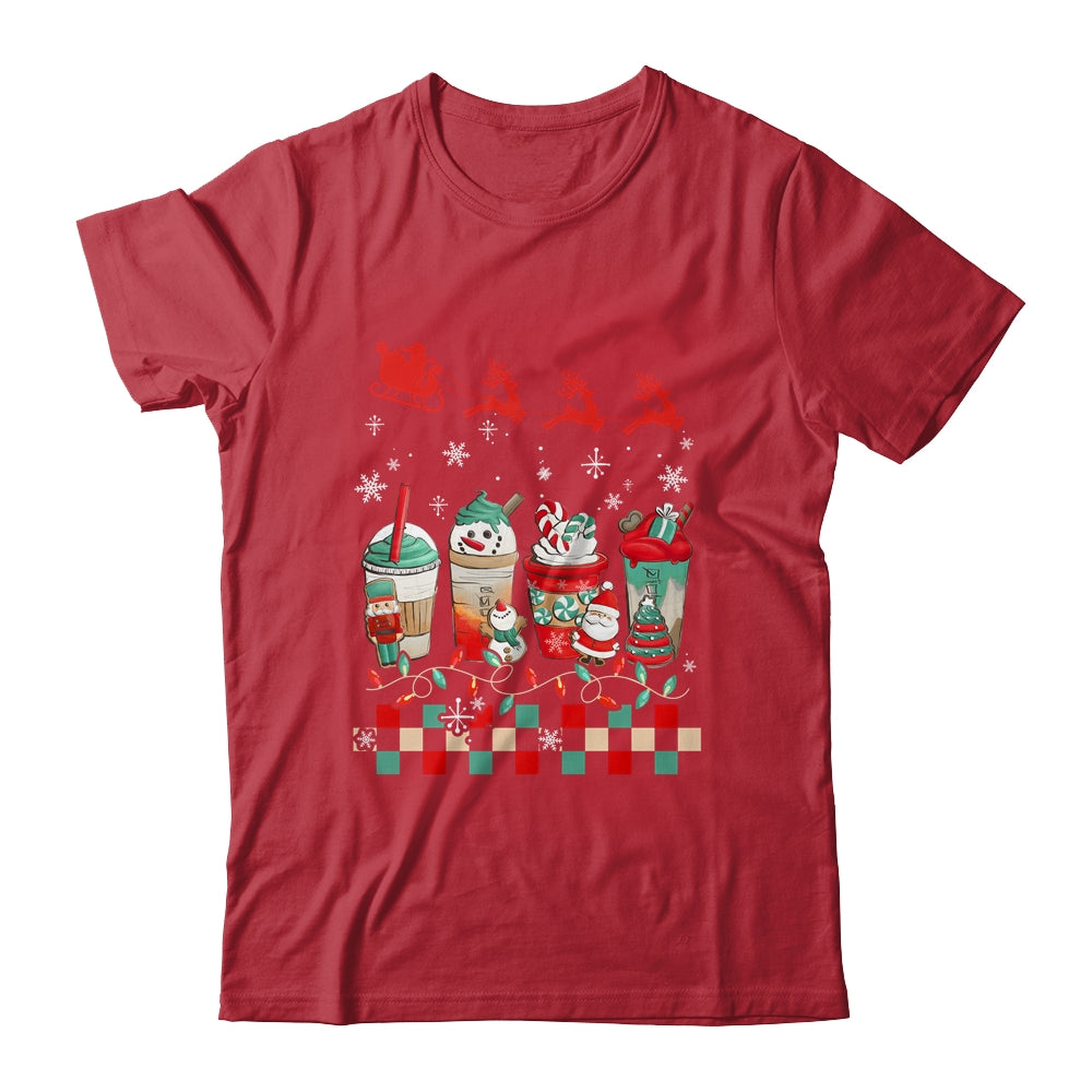 Retro Groovy Christmas Coffee Women Sweets Winter Cozy Xmas Shirt & Sweatshirt | teecentury
