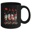 Retro Groovy Christmas Coffee Women Sweets Winter Cozy Xmas Mug | teecentury