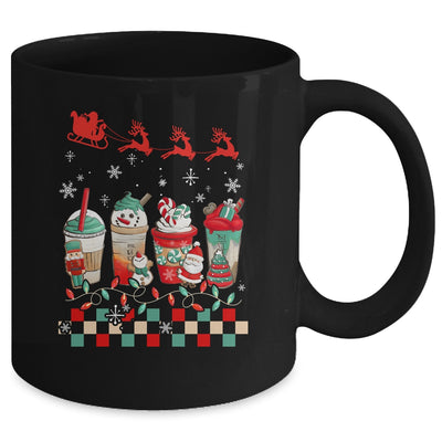 Retro Groovy Christmas Coffee Women Sweets Winter Cozy Xmas Mug | teecentury