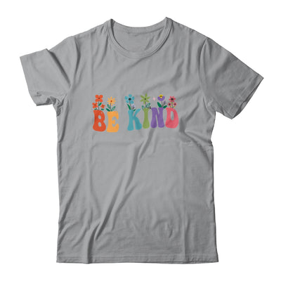 Retro Groovy Flower Be Kind Women Shirt & Tank Top | teecentury